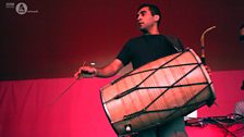 Tazz Artist perform in the New Music Tent at London Mela 2013