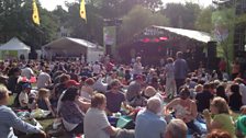 Crowd at Moseley Folk Festival