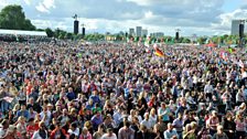 Hyde Park audience