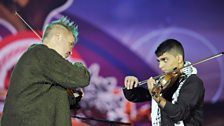 Nigel Kennedy and Mostafa Saad