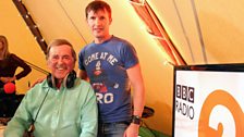 James Blunt with Sir Terry Wogan