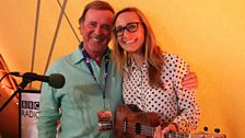 Emma Stevens with Sir Terry Wogan