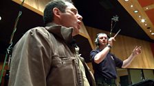 John gambles on his first professional recording