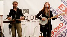 Phillip Henry and Hannah Martin performing live on stage