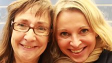 14 September 2013: Pauline McLynn and Nikki Bedi