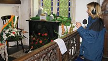 After finding clue five at the church in Honing, Julie headed to Gimingham to find the treasure