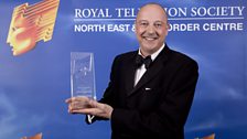 Chris Jackson at RTS North East Awards 2012