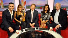 Monday's guests with Bill & Susanna