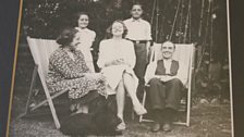 Doris with her mother, father, brother and sister, 1938