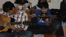 Young students at KM Music Conservatory