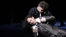 Jonas Kaufmann as Don Carlos and Mariusz Kwiecien as Rodrigo