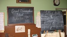 The Victorian school at Great Cressingham was open for visitors