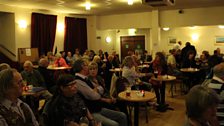 The audience builds at the Ritz Acoustic Club