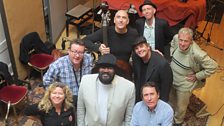 Singer Gregory Porter with pianist Chip Crawford...