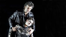 Jonas Kaufmann as Manrico and Anja Harteros as Leonora