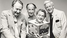 The Wind in the Willows cast L-R: Peter Sallis, the late Sir Michael Horden, David Jason and Richard Pearson © FremantleMedia