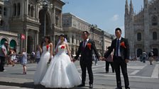 A wedding in Milan