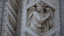 Feature near the main door of Florence cathedral