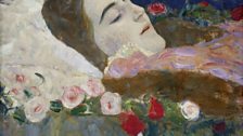 Ria Munk on her Deathbed - Klimt