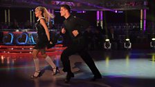 Abbey and Aljaz dance the Jive