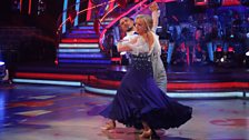 Deborah and Robin dance the Quickstep