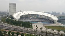 Aquatic centre, Shanghai. Pupils from the newly constructed Wellington College will be able to use facilities.