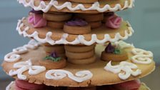 Episode 5 - Biscuits and Traybakes - Beca's Tiered Macaron and Sugar Dough Biscuit Centrepiece