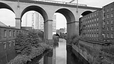 John Davies Stockport Viaduct 1986 Silver gelatin print