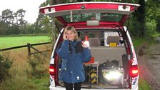 Julie Reinger had a rather damp day in South Norfolk for this week's Treasure Quest