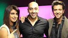 Hrithik Roshan & Priyanka Chopra chat Krrish 3