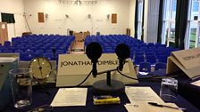 The view from Jonathan Dimbleby’s seat