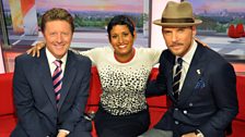 Matt Goss with Breakfast's Charlie & Naga