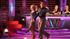 Fiona Fullerton and Anton Du Beke dance the Rumba