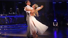 Ashley Taylor Dawson and Ola Jordan dance the Viennese Waltz