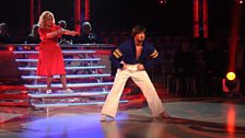 Deborah Meaden and Robin Windsor dance the Jive