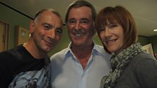 Kiki Dee and Carmelo Luggeri with Sir Terry