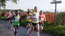 Yorkshire Marathon - early runners