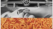 James Rosenquist I Love you with My Ford, 1961; Collection Moderna Museet      Photo: Moderna Museet-Stockholm/Prallan Allsten