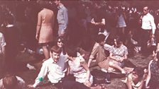 The crowd at the Rolling Stones gig at Hyde Park on 5th July 1969 - not all of them were hippies!