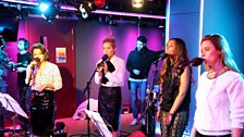 The Saturdays in the Live Lounge