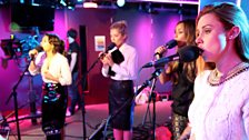 The Saturdays in the Live Lounge