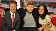 James Arthur with Charlie and Susanna