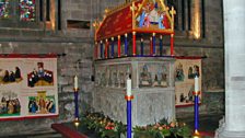 The shrine in the North Transept