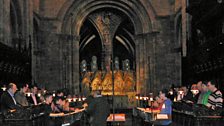 Rehearsal in the choir