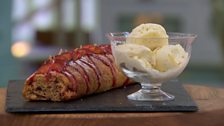 Episode 7 - Pastry - Ruby's Plum Jam Roly Poly with Ginger Ice Cream