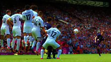 Japan playing Egypt in the London 2012 Olympic Football Mens Quarter Final