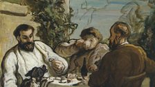 Lunch in the Country, c. 1867-1868 Oil on panel 26 x 34 cm