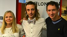 Paul Foot with Jo and Simon