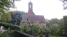 Tree hits church hall in Easterton