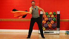 Ben Cohen and Kristina Rihanoff in Training for Halloween Week